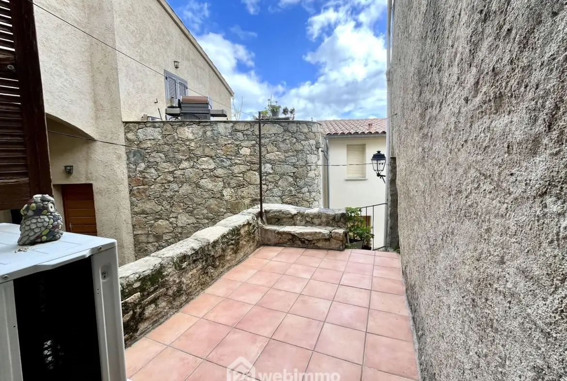 Appartement à rénover avec terrasse et jardin à Santa Reparata, idéal investissement 