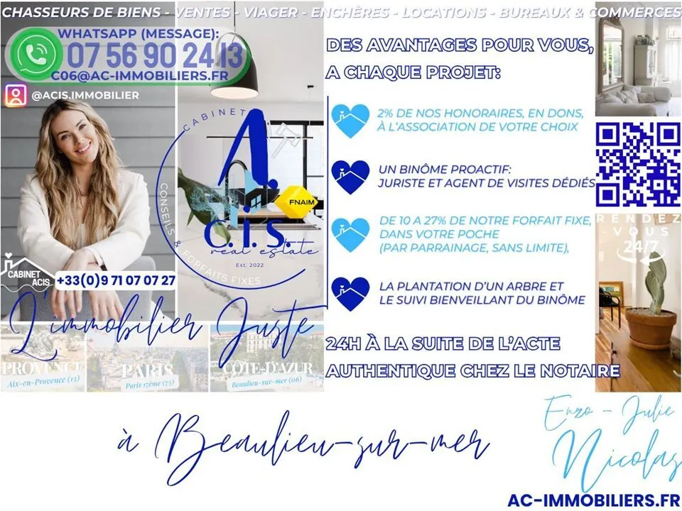 Local commercial de 20m² à louer à Beaulieu-sur-mer, emplacement stratégique 
