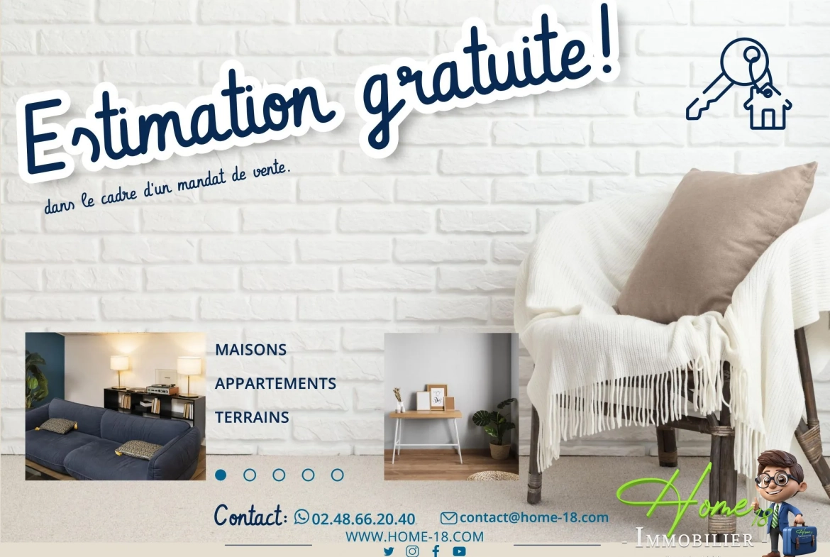 Maison à vendre à Les Aix d'Angillon - Charme et potentiel historique 