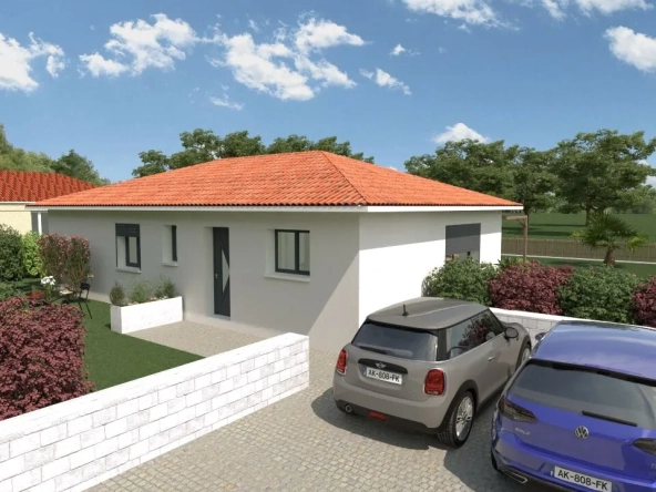 Maison neuve à construire avec 3 chambres à Linxe, proche de l'océan