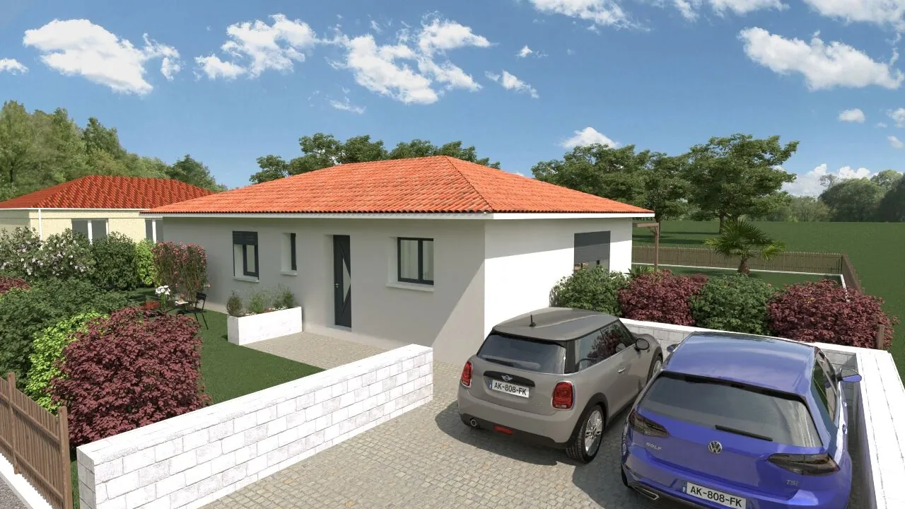 Maison neuve à construire avec 3 chambres à Linxe, proche de l'océan 