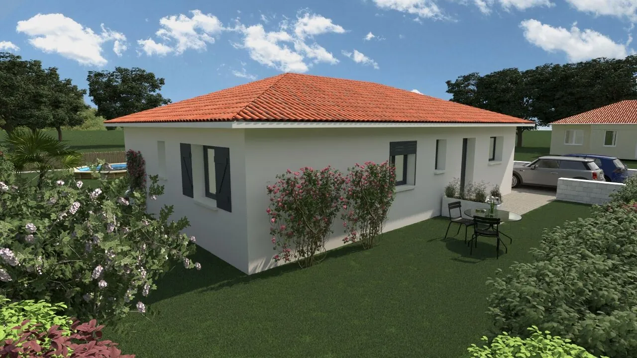 Maison neuve à construire avec 3 chambres à Linxe, proche de l'océan 