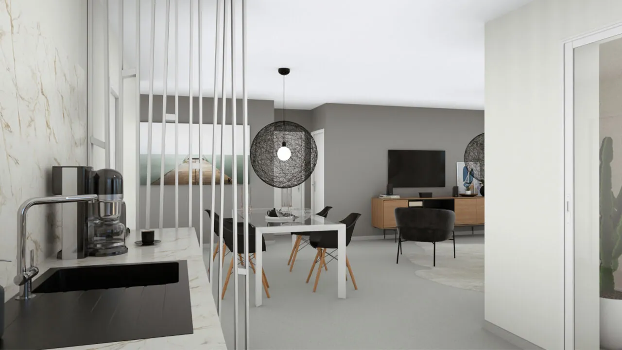 Maison neuve à construire avec 3 chambres à Linxe, proche de l'océan 