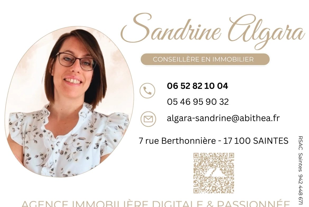 Maison familiale de 134 m² à Saint Genis de Saintonge avec 4 chambres et jardin 