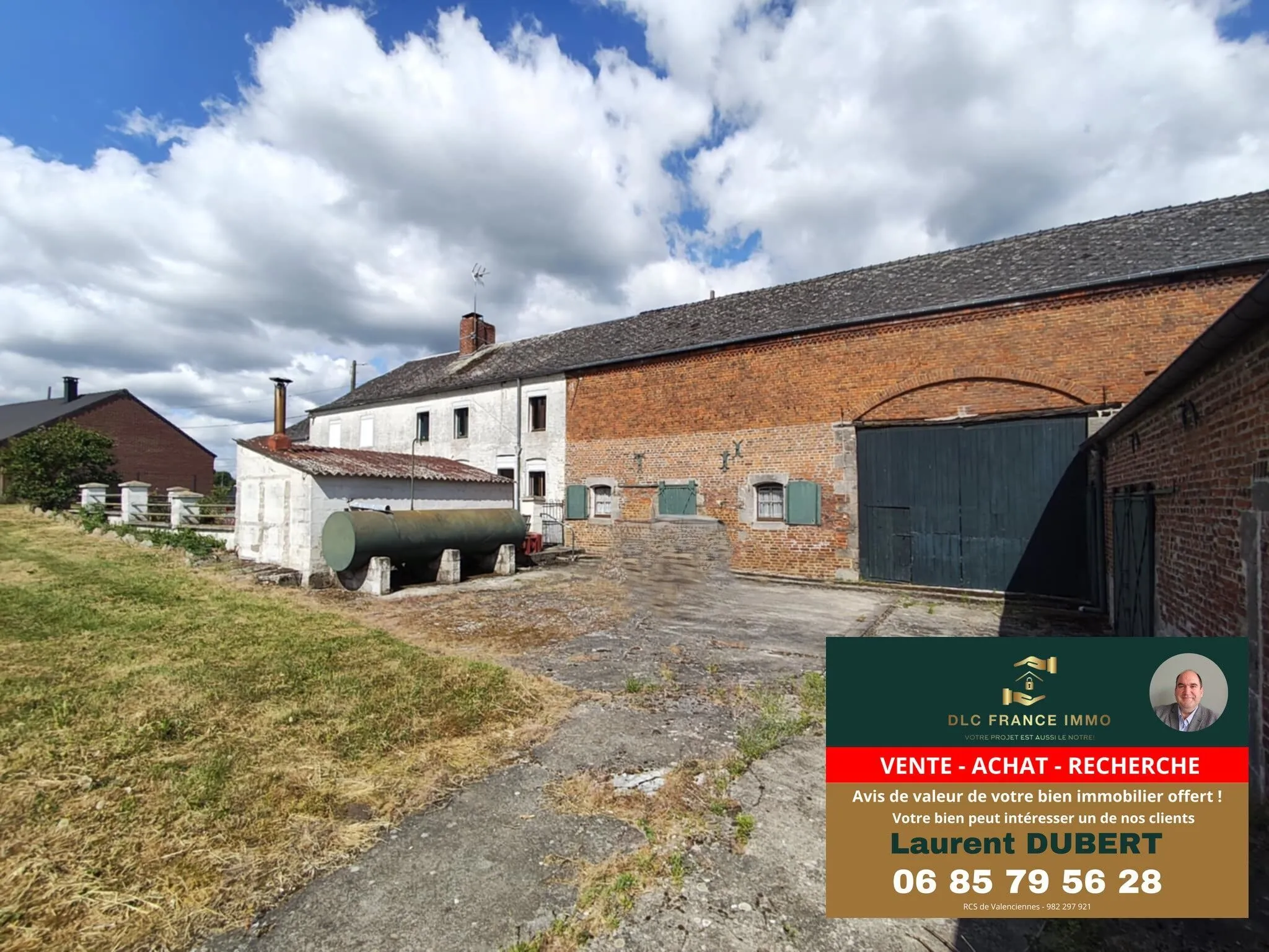 Ancienne ferme avec dépendances à Noyelles-sur-Sambre - 172 m² habitables, terrain de 1496 m² 