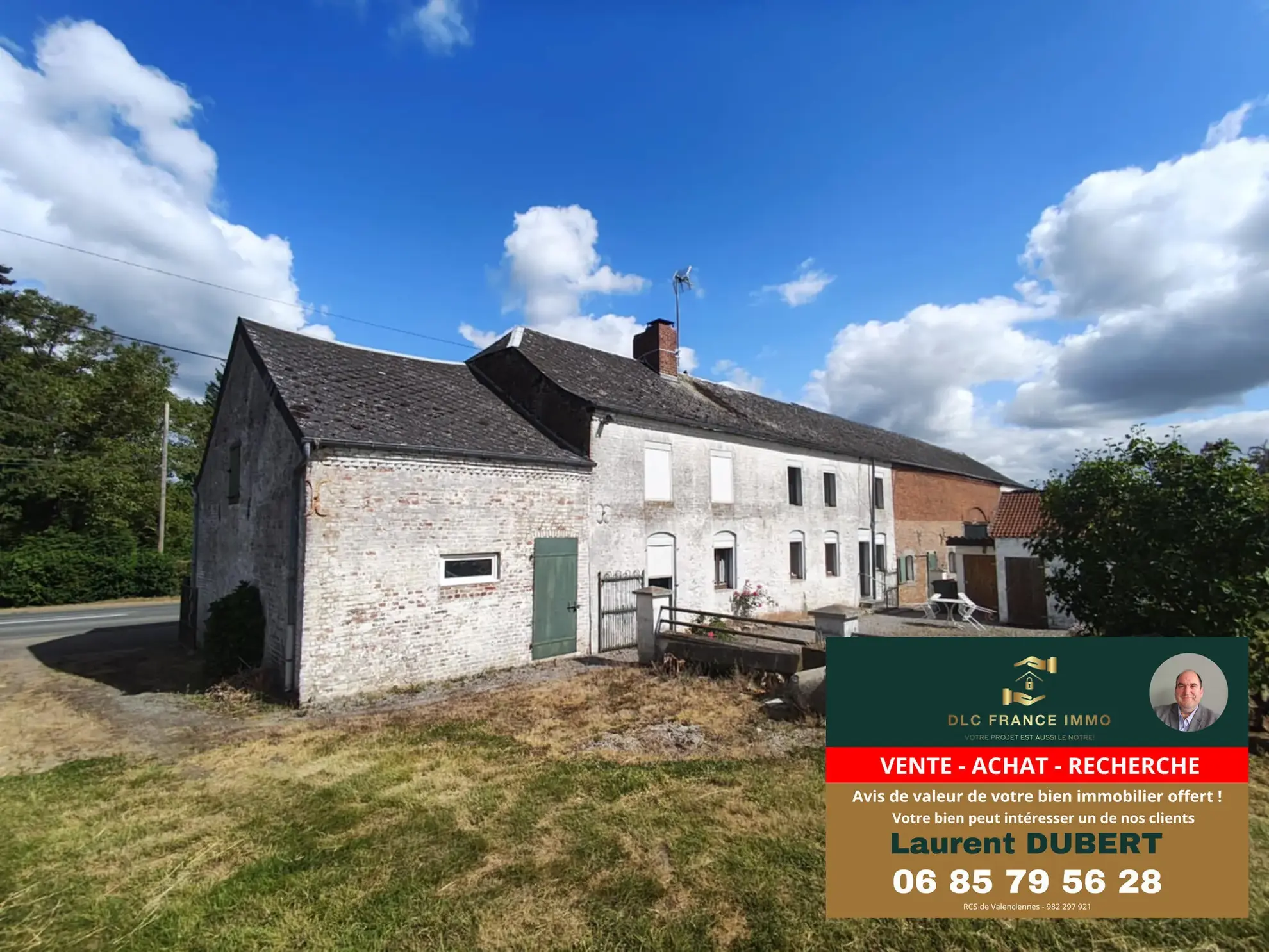 Ancienne ferme avec dépendances à Noyelles-sur-Sambre - 172 m² habitables, terrain de 1496 m² 
