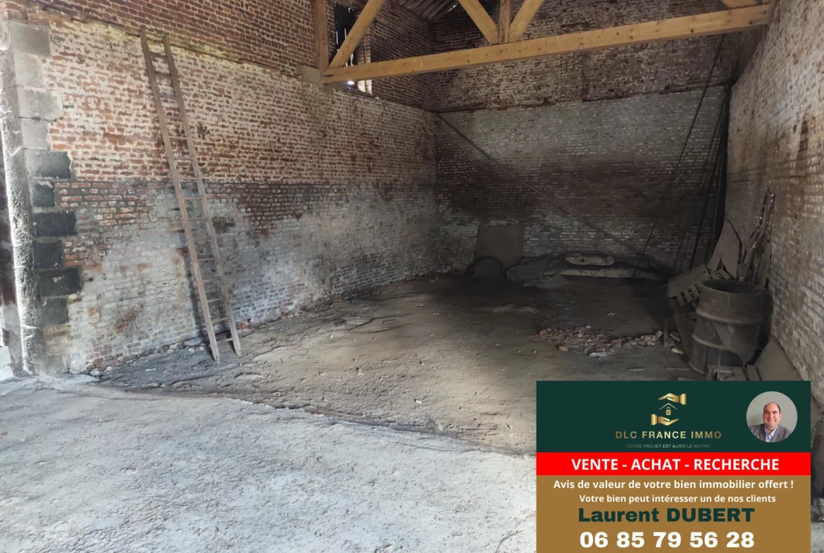 Ancienne ferme avec dépendances à Noyelles-sur-Sambre - 172 m² habitables, terrain de 1496 m² 