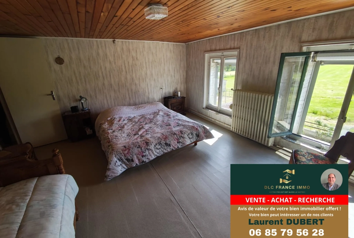 Ancienne ferme avec dépendances à Noyelles-sur-Sambre - 172 m² habitables, terrain de 1496 m² 