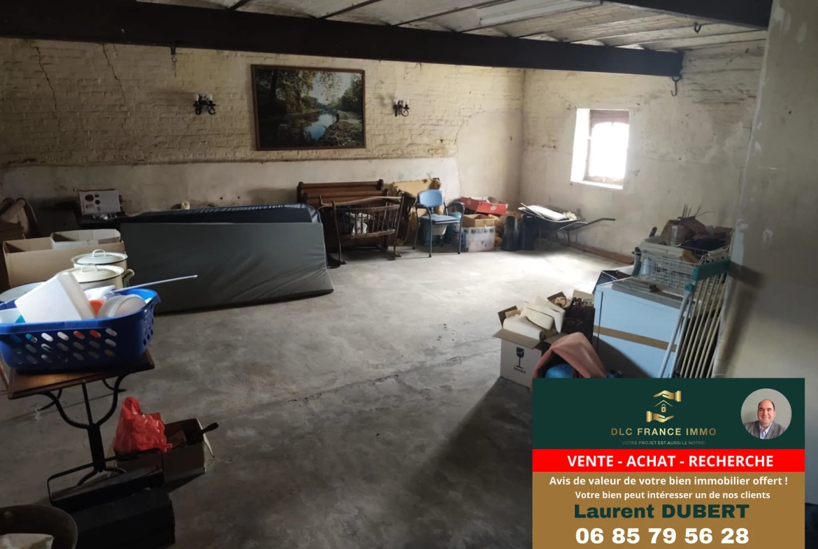 Ancienne ferme avec dépendances à Noyelles-sur-Sambre - 172 m² habitables, terrain de 1496 m² 