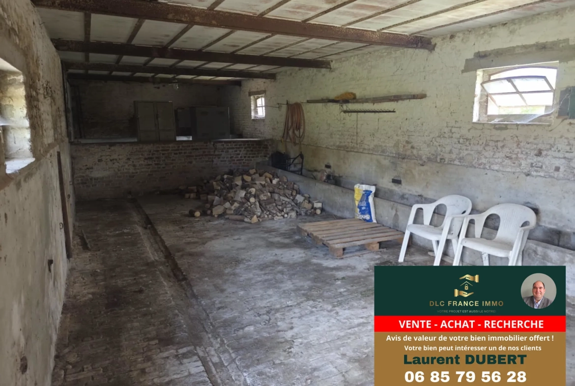 Ancienne ferme avec dépendances à Noyelles-sur-Sambre - 172 m² habitables, terrain de 1496 m² 
