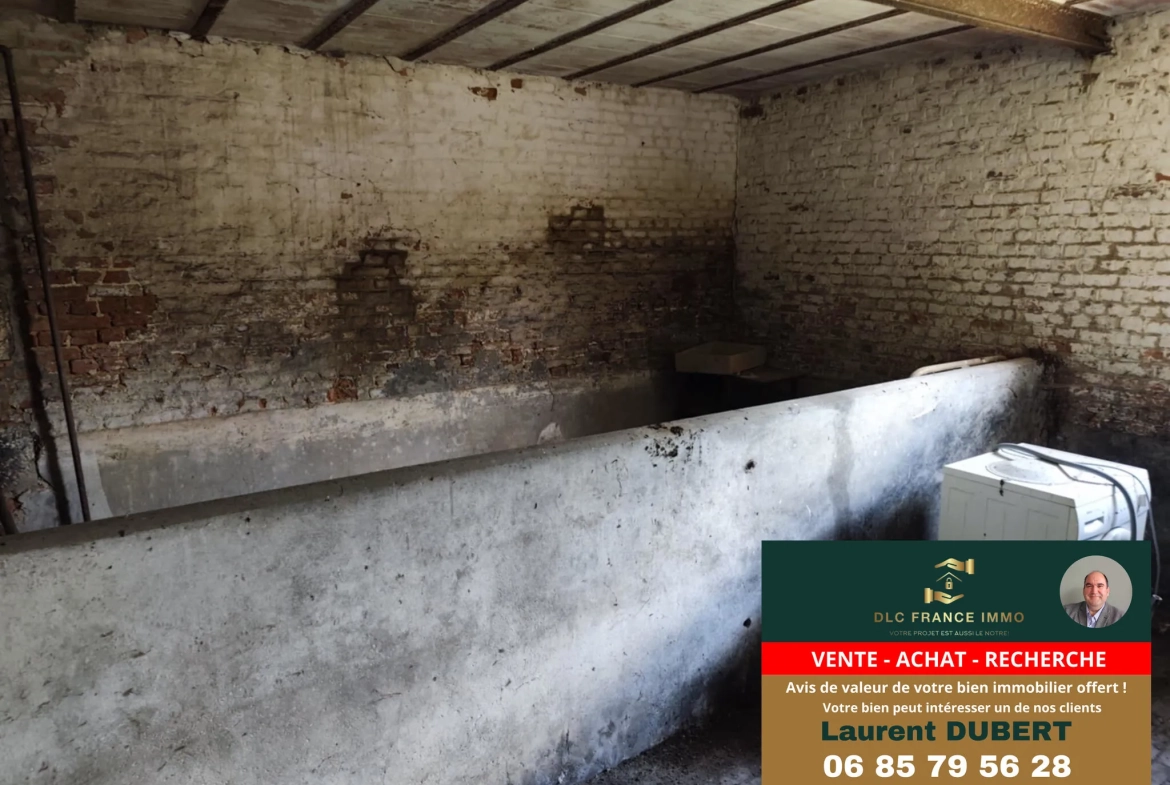 Ancienne ferme avec dépendances à Noyelles-sur-Sambre - 172 m² habitables, terrain de 1496 m² 