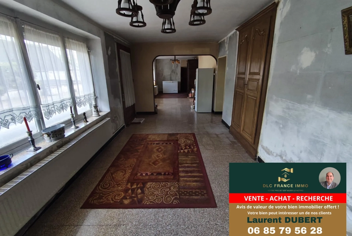 Ancienne ferme avec dépendances à Noyelles-sur-Sambre - 172 m² habitables, terrain de 1496 m² 
