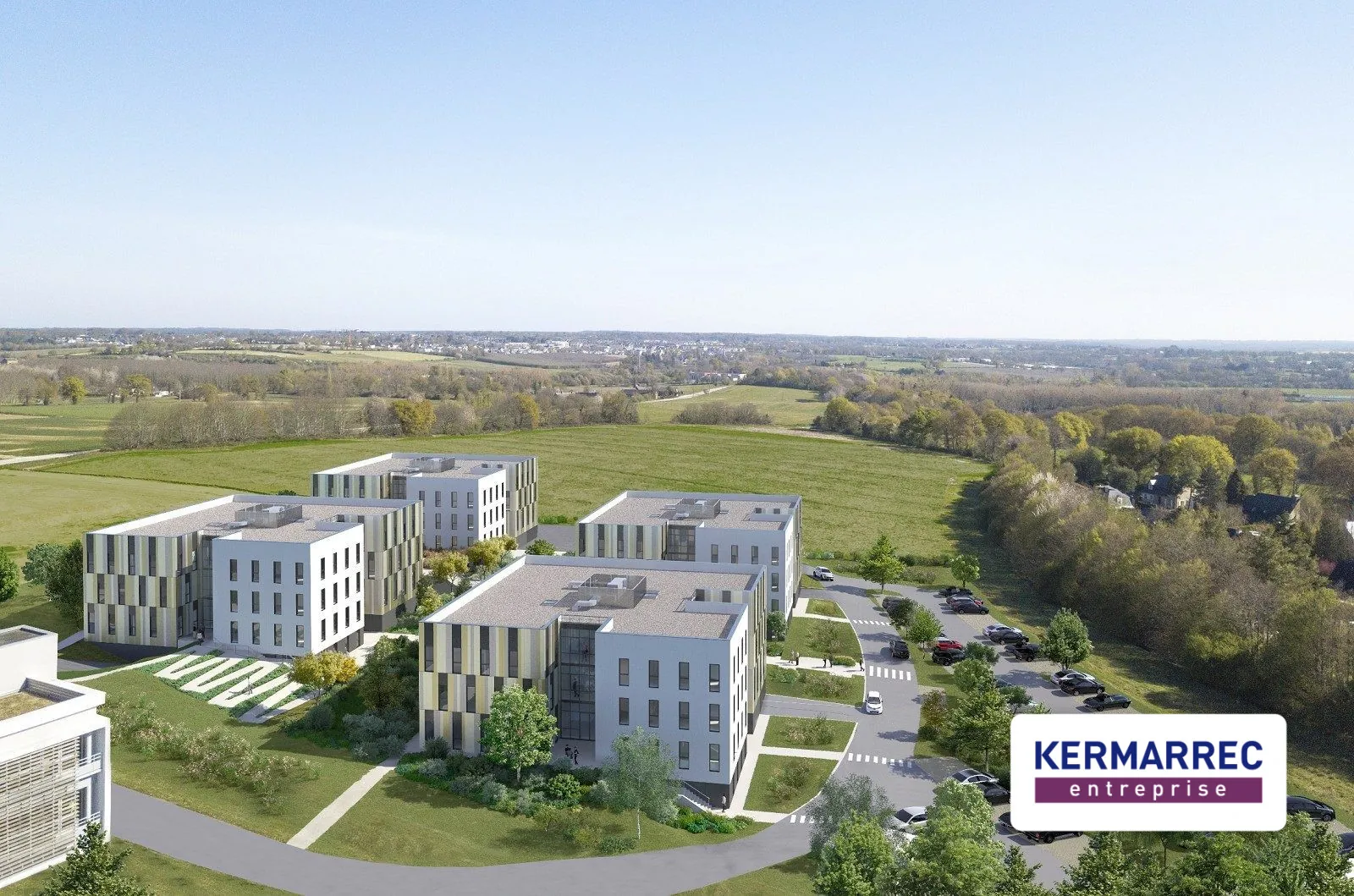 Bureaux neufs à vendre à Rennes intra-rocade - Programme GREENZ 