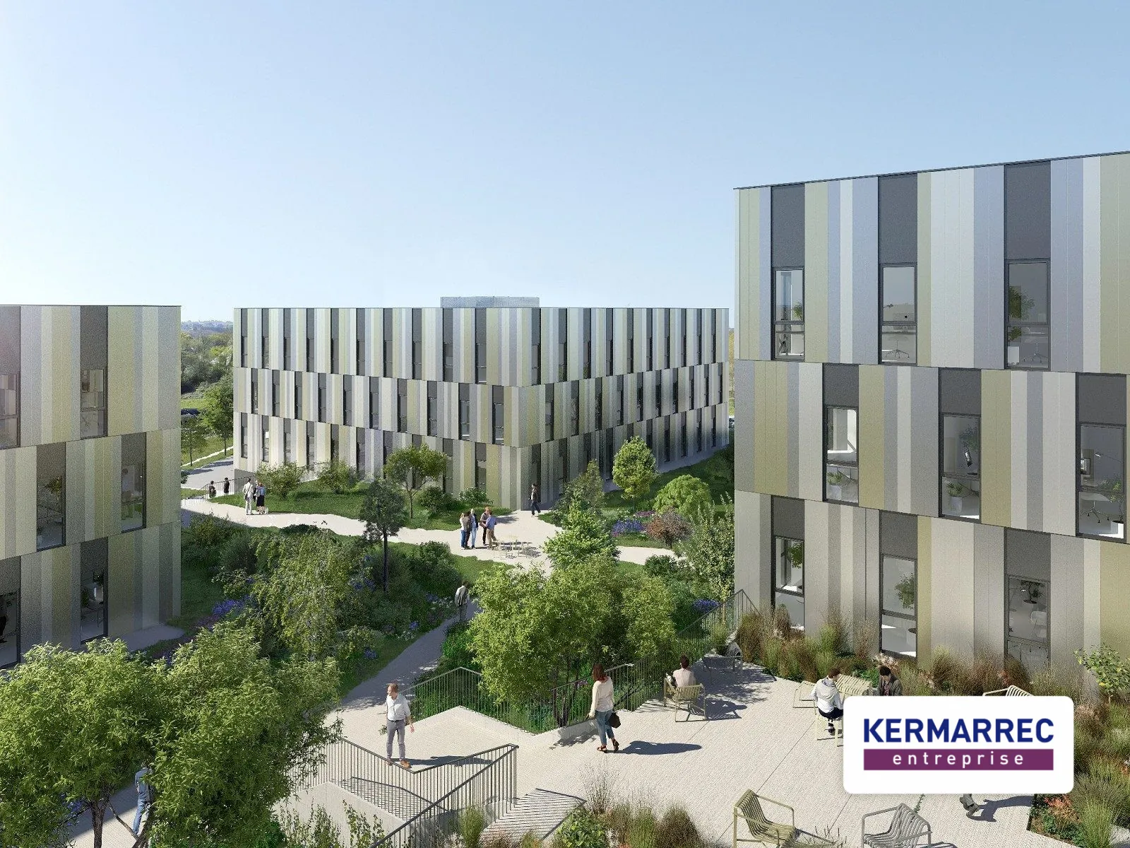 Bureaux neufs à vendre à Rennes intra-rocade - Programme GREENZ 