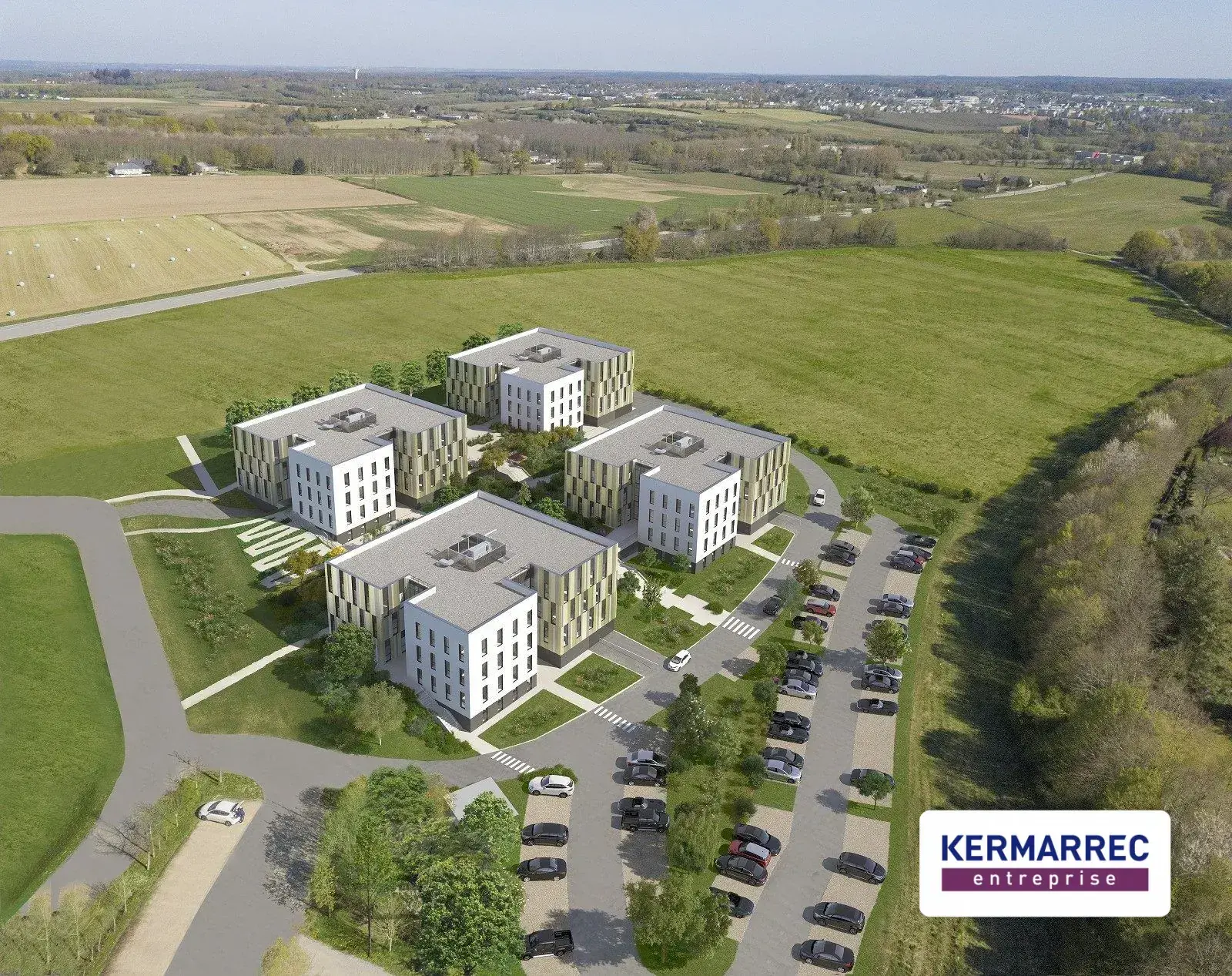 Bureaux neufs à vendre à Rennes intra-rocade - Programme GREENZ 