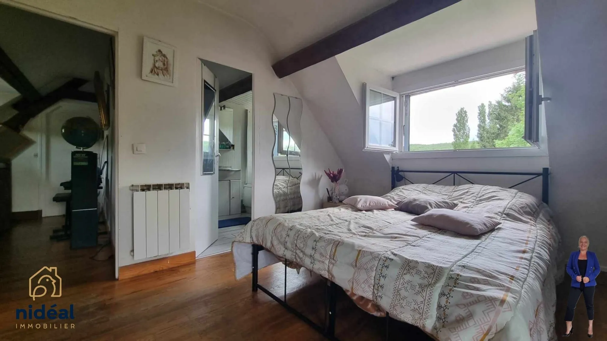 Maison en pierres de 84 m² à Harquency – 3 chambres, terrasse et vue dégagée 