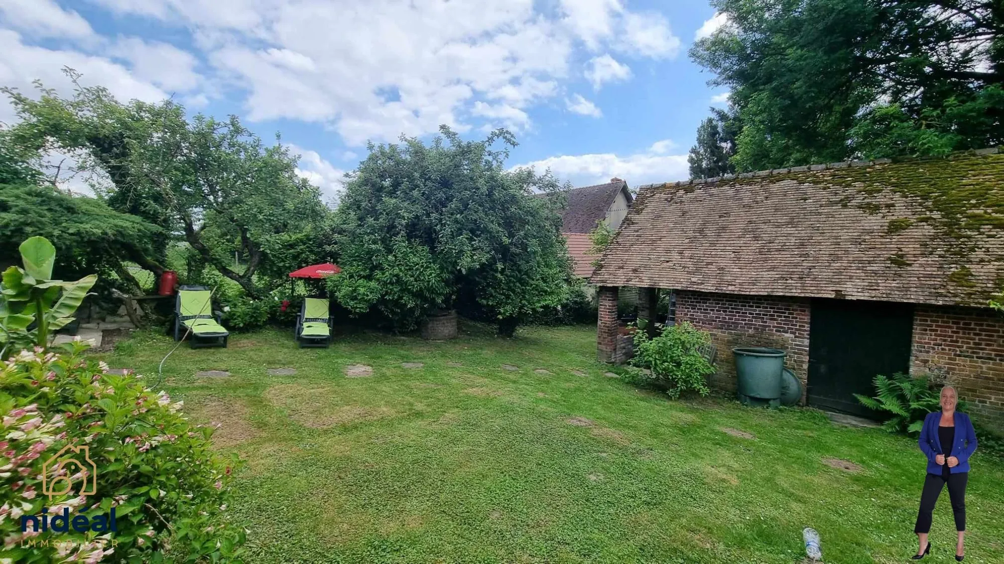 Maison en pierres de 84 m² à Harquency – 3 chambres, terrasse et vue dégagée 