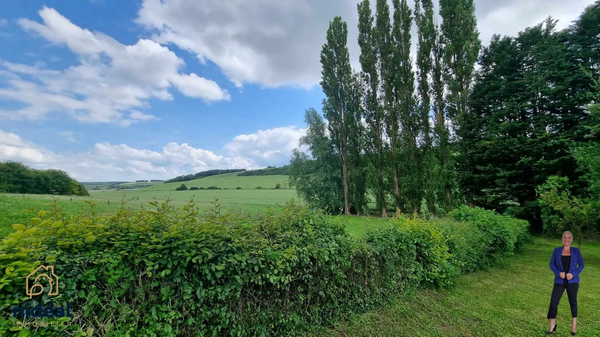 Maison en pierres de 84 m² à Harquency – 3 chambres, terrasse et vue dégagée 