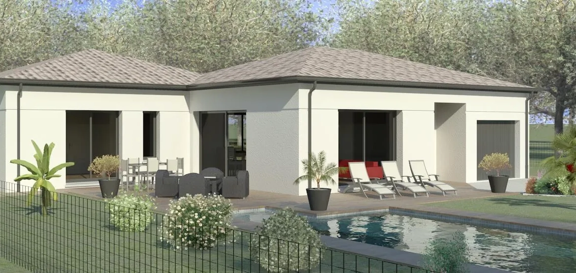 Maison neuve 100 m² RE 2020 avec garage à Nailloux 