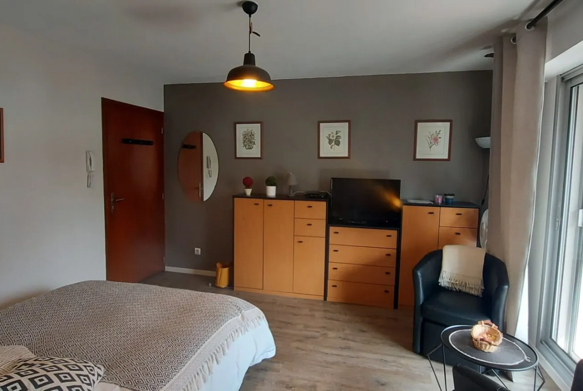 Studio à Gérardmer avec balcon, parking et cave – Fonctionnel et lumineux 