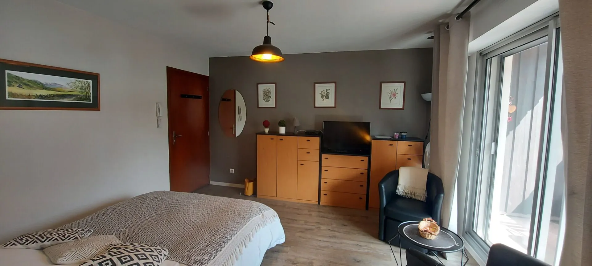 Studio à Gérardmer avec balcon, parking et cave – Fonctionnel et lumineux 