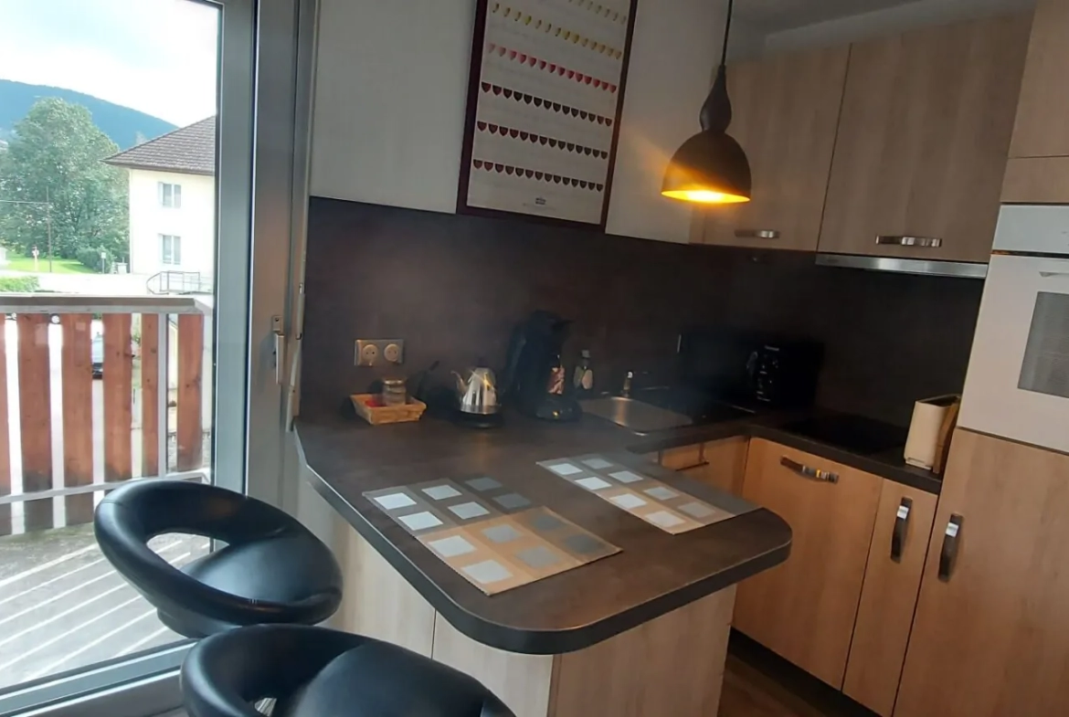 Studio à Gérardmer avec balcon, parking et cave – Fonctionnel et lumineux 
