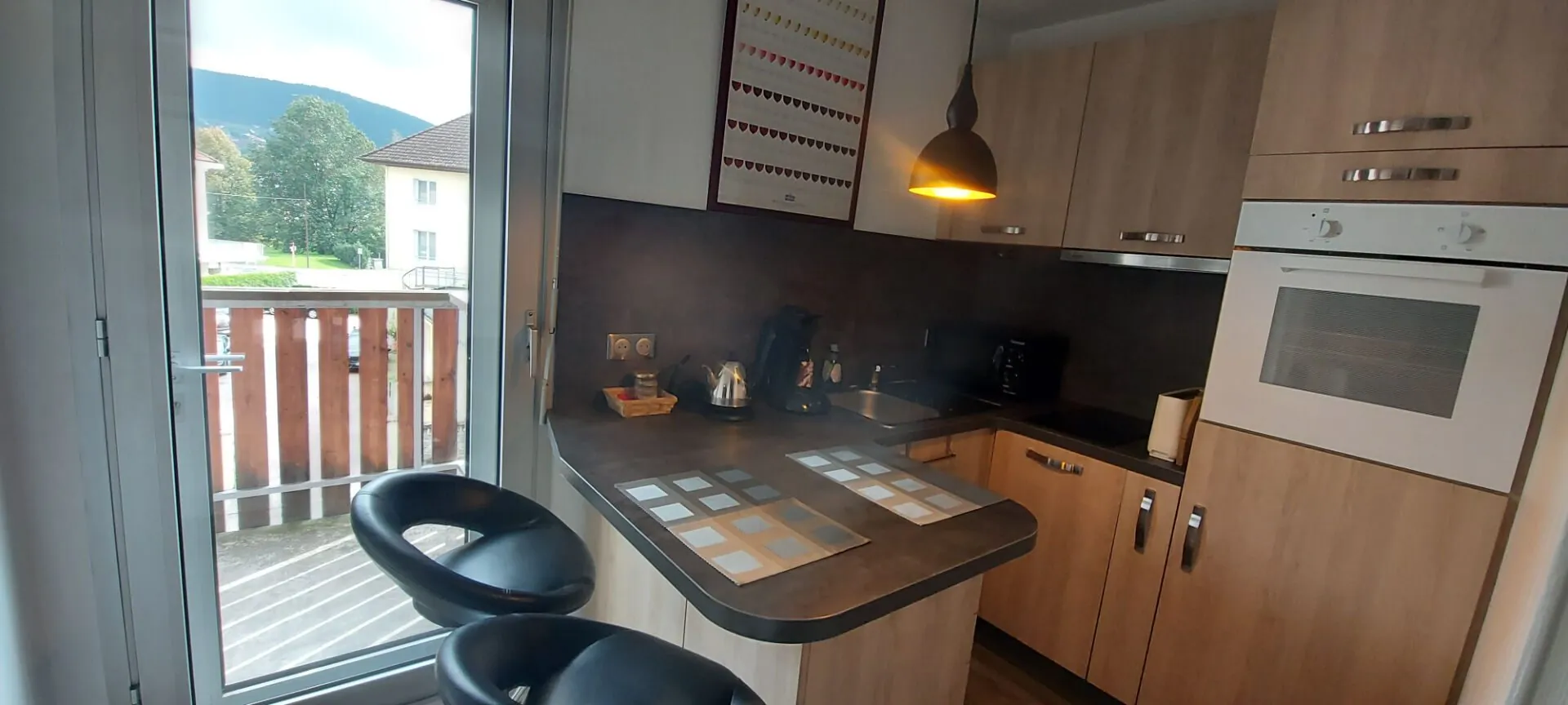 Studio à Gérardmer avec balcon, parking et cave – Fonctionnel et lumineux 
