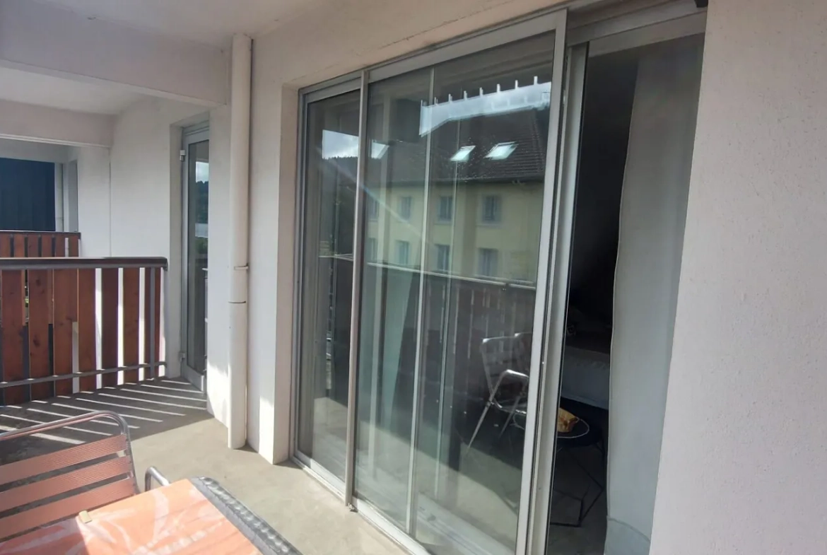 Studio à Gérardmer avec balcon, parking et cave – Fonctionnel et lumineux 