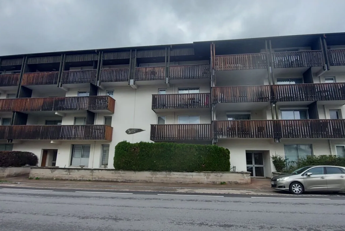 Studio à Gérardmer avec balcon, parking et cave – Fonctionnel et lumineux 