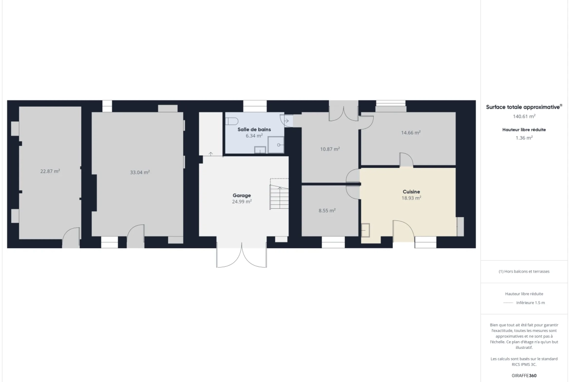 Maison de campagne à vendre à Arbourse, 57,8 m², dépendances et terrain de 1952 m² 