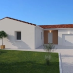 Maison Moderne en L avec Garage à Availles-en-Châtellerault - Conception Personnalisable