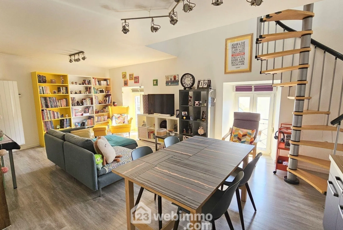 appartement lumineux de 70m² à vendre à puiseaux - centre-ville 