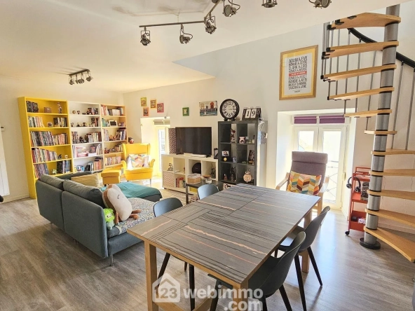 appartement lumineux de 70m² à vendre à puiseaux - centre-ville