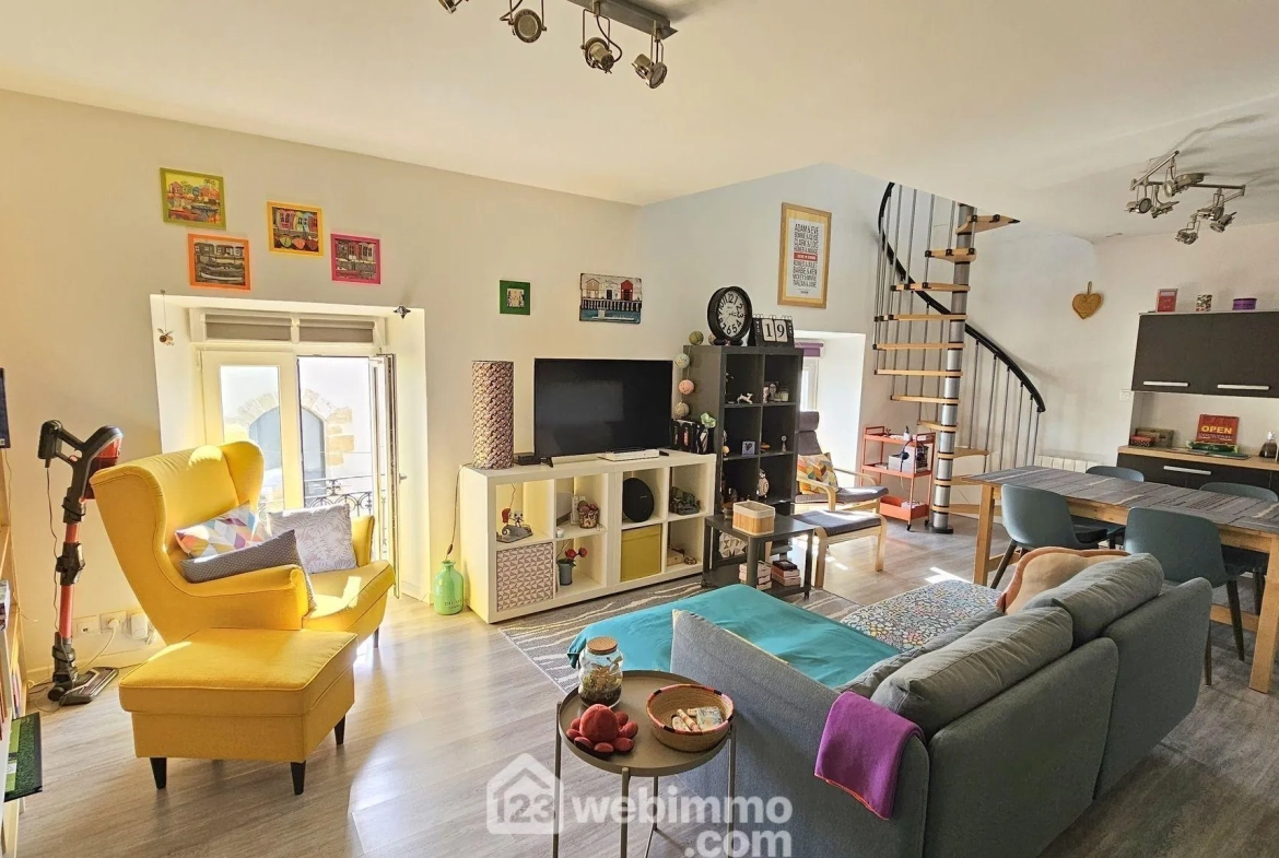 appartement lumineux de 70m² à vendre à puiseaux - centre-ville 
