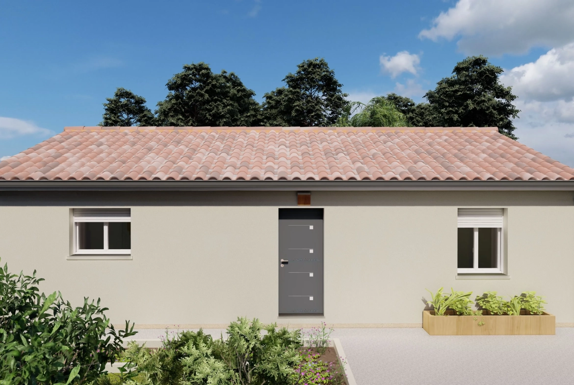 Maison neuve 2 chambres à Couzeix - Construction clé en main avec terrain inclus 