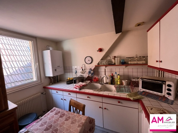 Vente duplex 77 m² à Guebwiller avec stationnement privé et chauffage gaz
