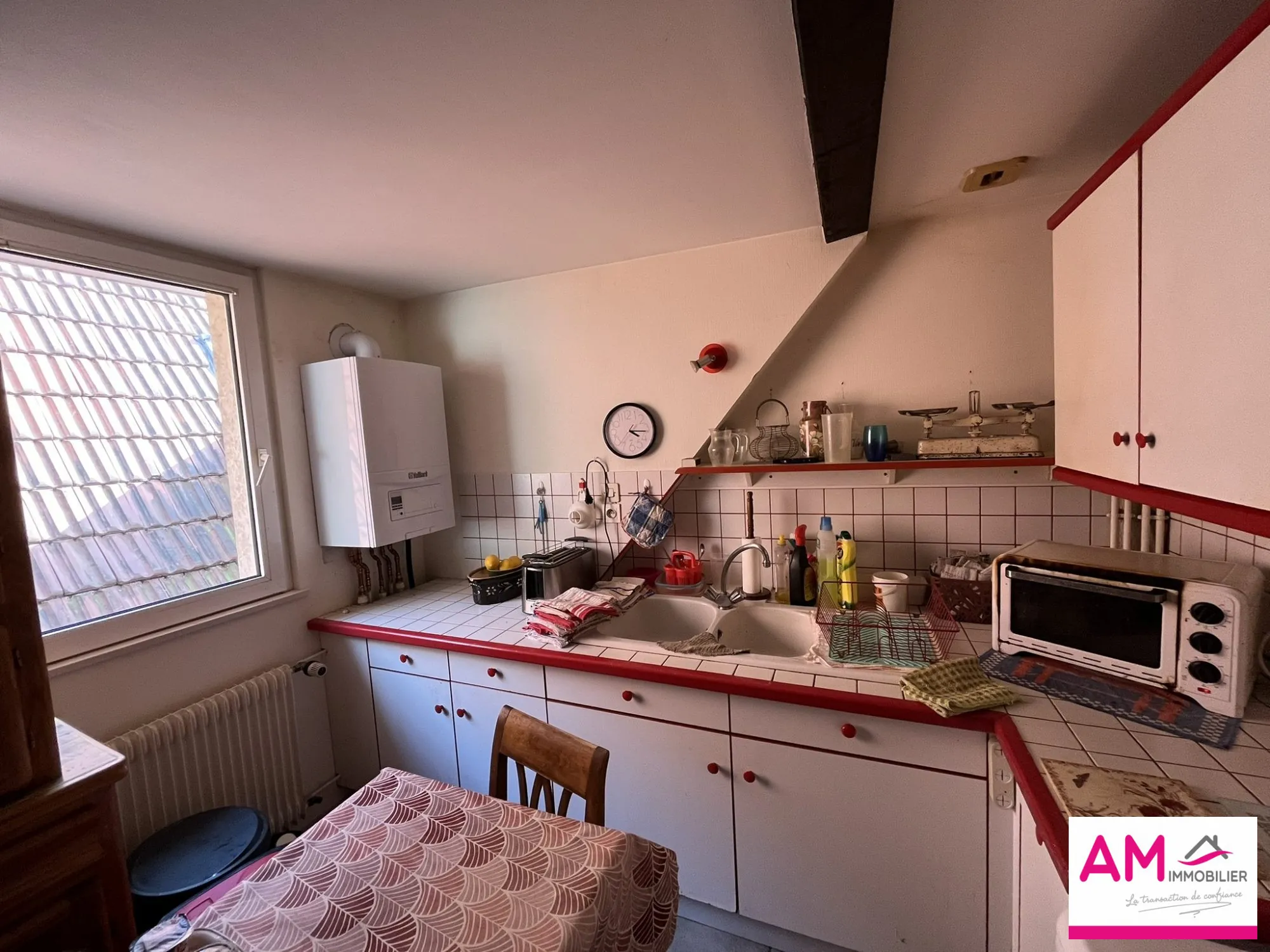 Vente duplex 77 m² à Guebwiller avec stationnement privé et chauffage gaz 