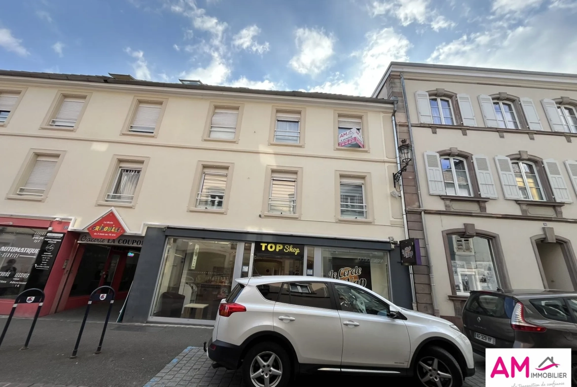 Vente duplex 77 m² à Guebwiller avec stationnement privé et chauffage gaz 