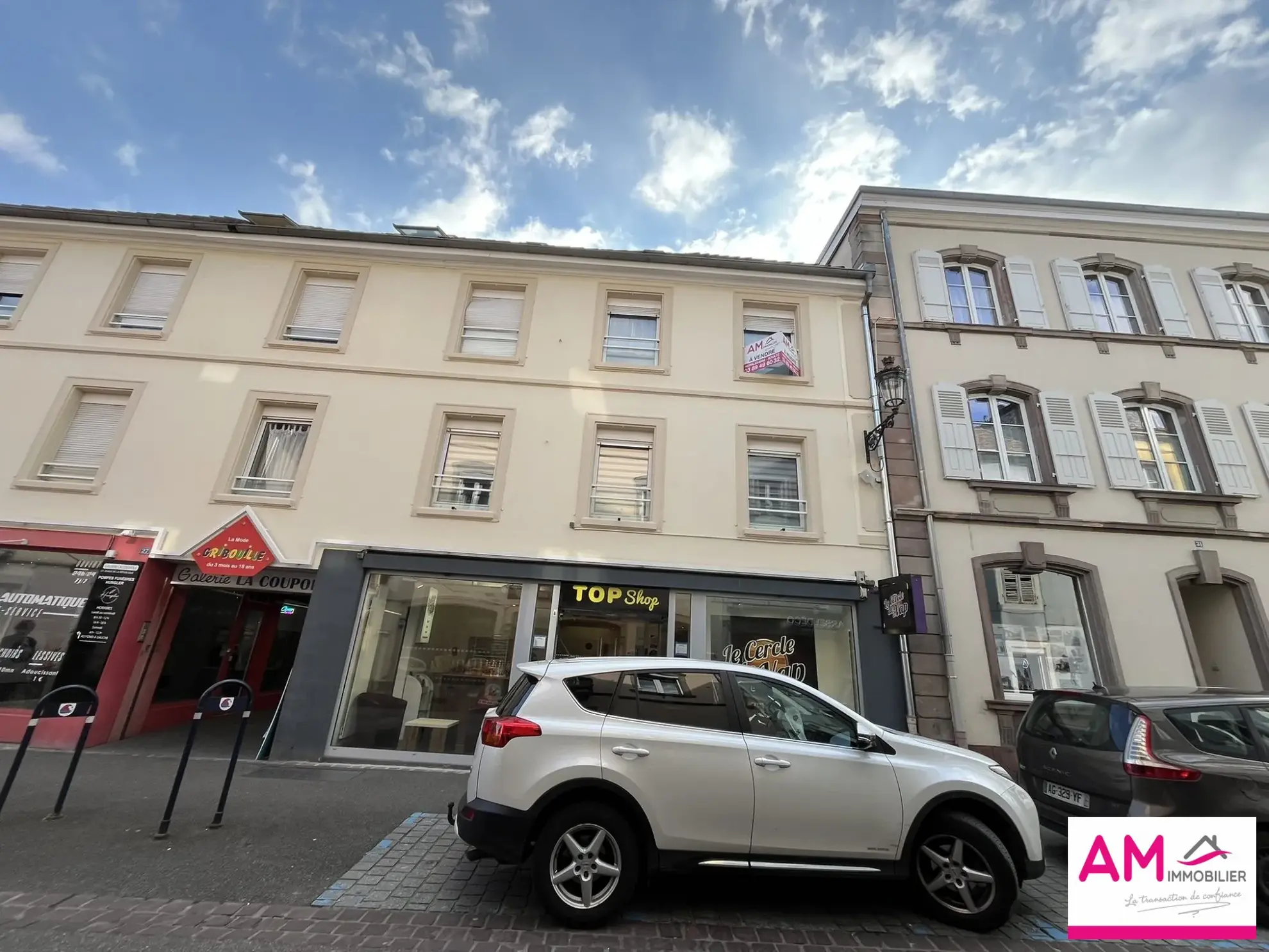 Vente duplex 77 m² à Guebwiller avec stationnement privé et chauffage gaz 