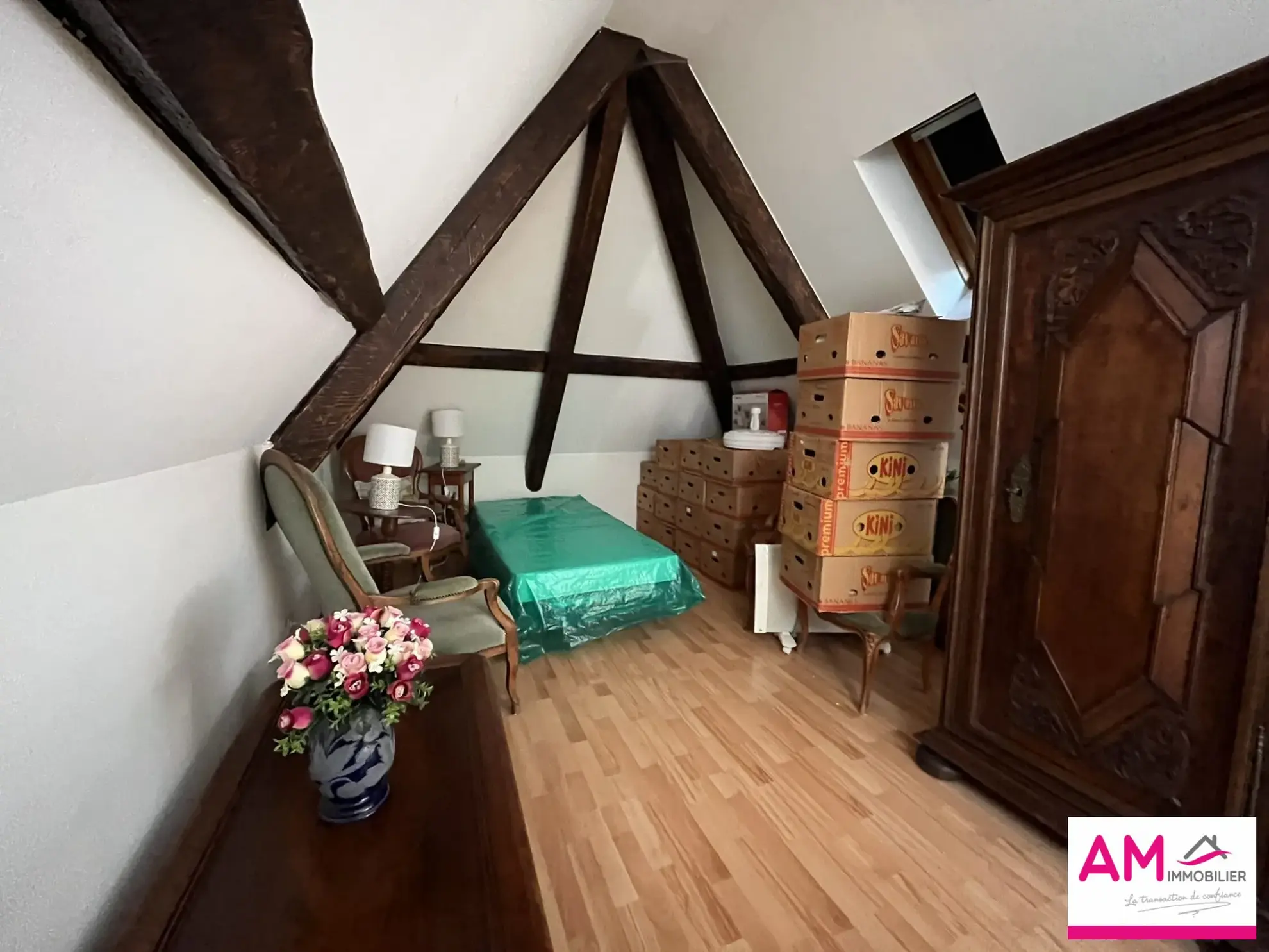 Vente duplex 77 m² à Guebwiller avec stationnement privé et chauffage gaz 