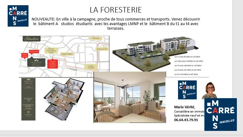 Charmant appartement T2 avec terrasse à Le Mans - Ville à la campagne 