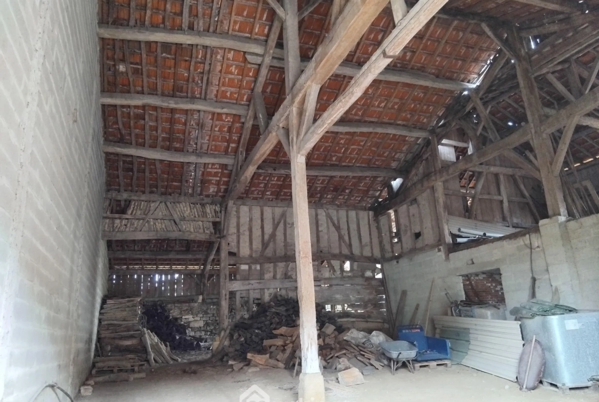 Grande grange et écuries de 360 m² à vendre à Villotte-devant-Louppy 