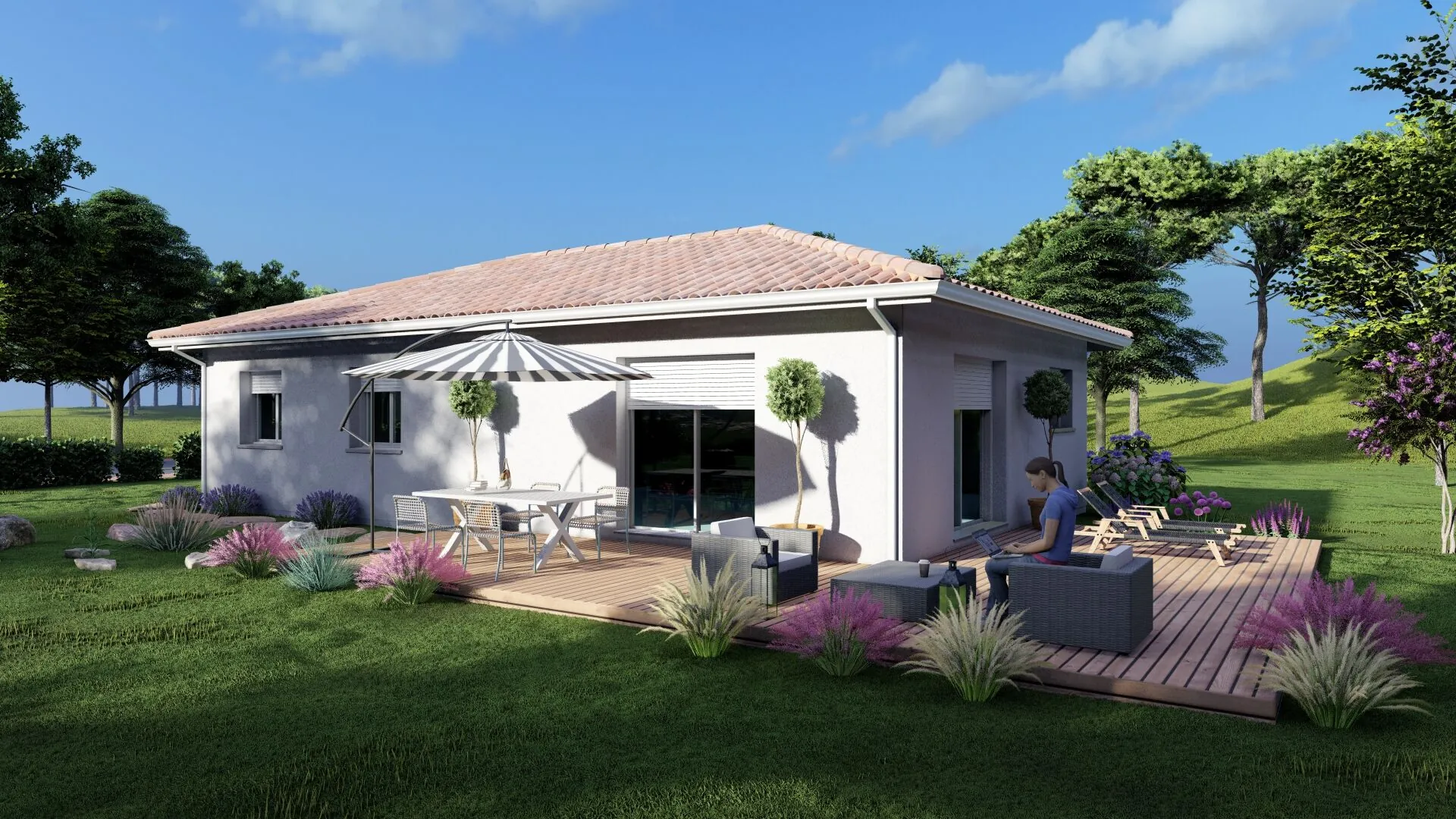 Construction maison neuve à Linxe près des plages – Projet clé en main 