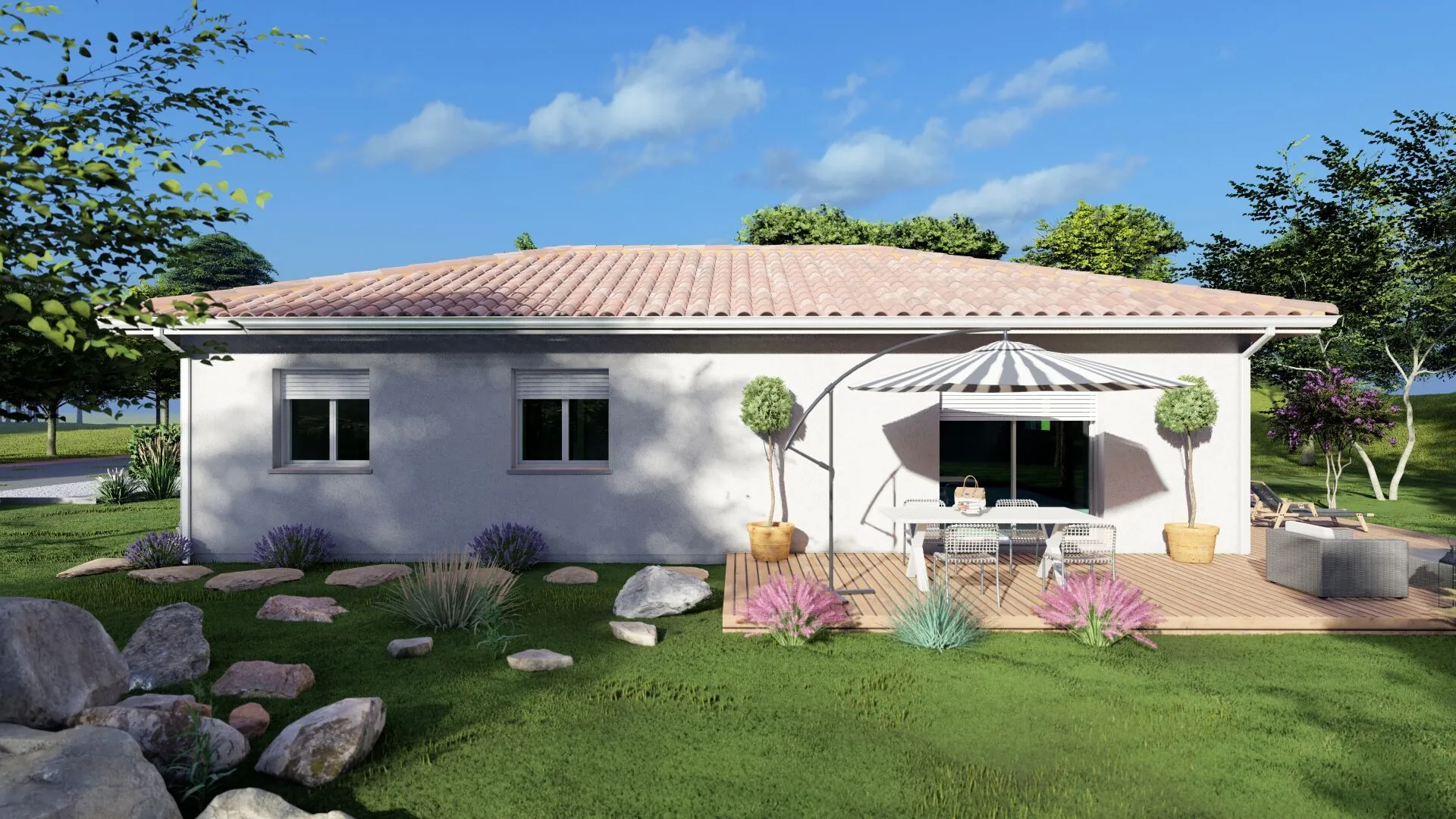 Construction maison neuve à Linxe près des plages – Projet clé en main 