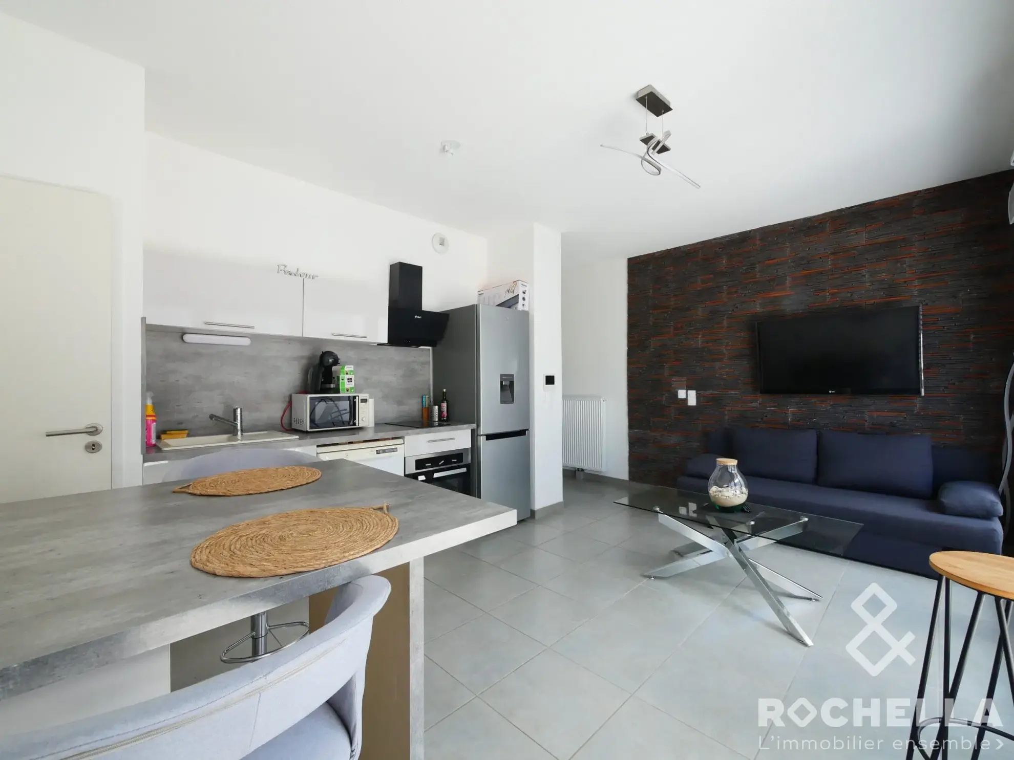 Appartement T2 avec terrasse à La Rochelle, résidence récente et sécurisée 
