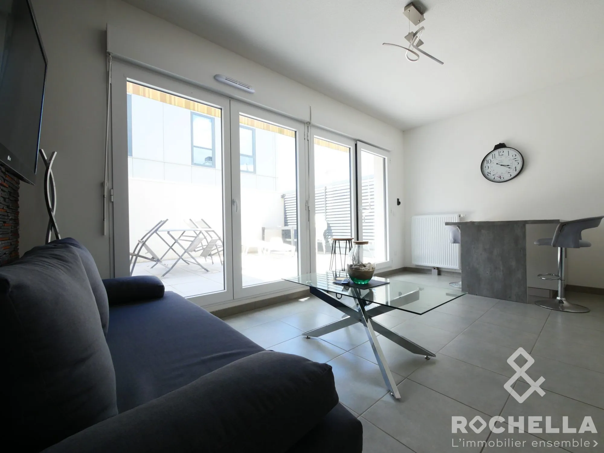 Appartement T2 avec terrasse à La Rochelle, résidence récente et sécurisée 