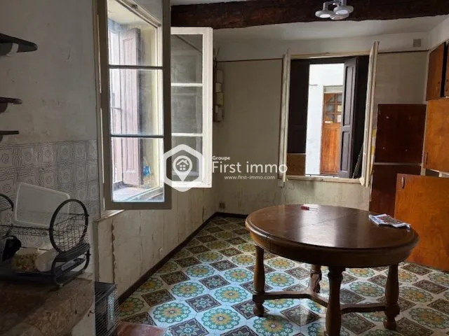 Maison de village à rénovée à Estagel avec charme historique et grand potentiel 