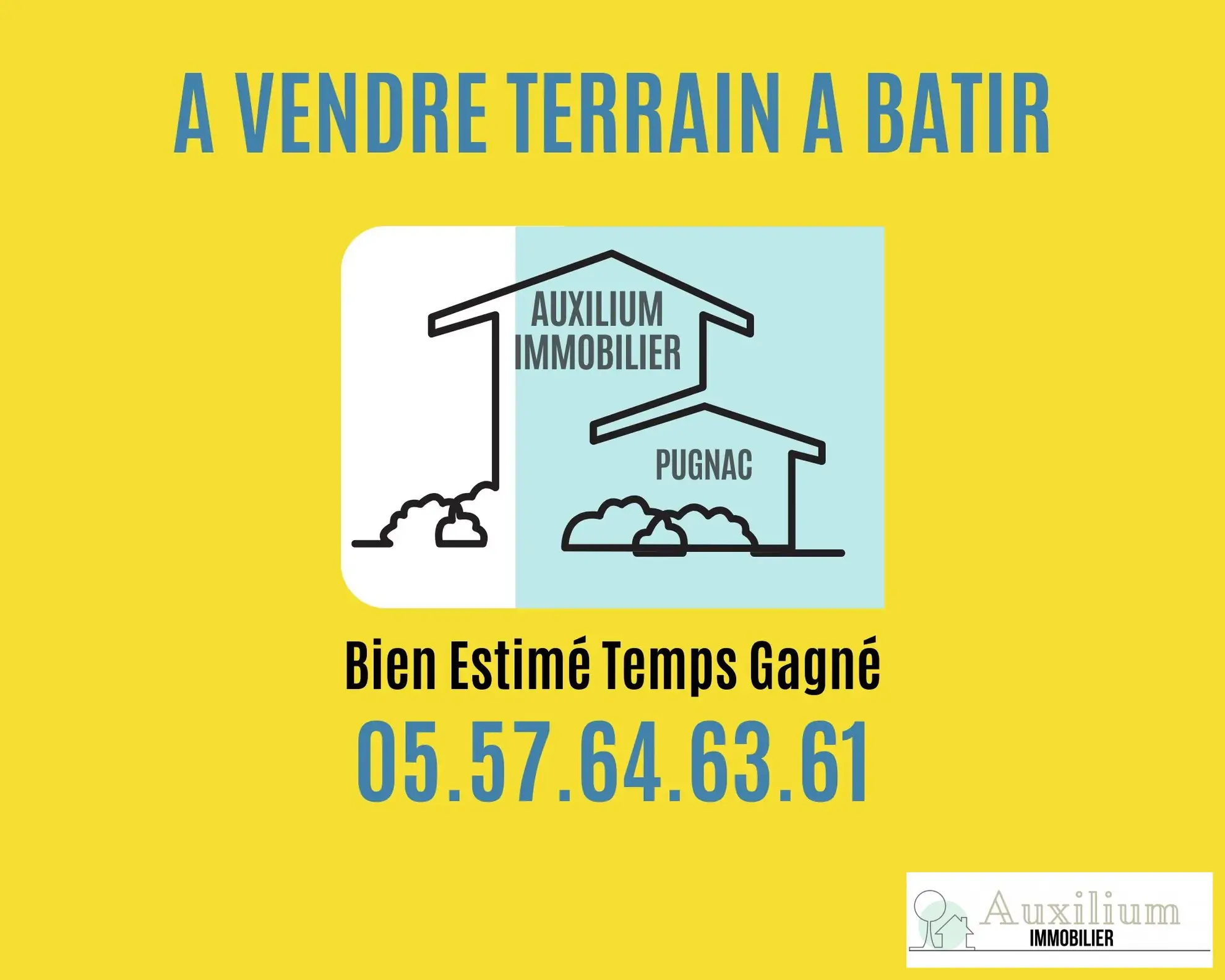 Terrain à bâtir de 1300 m² à Bourg-sur-Gironde, environnement calme 