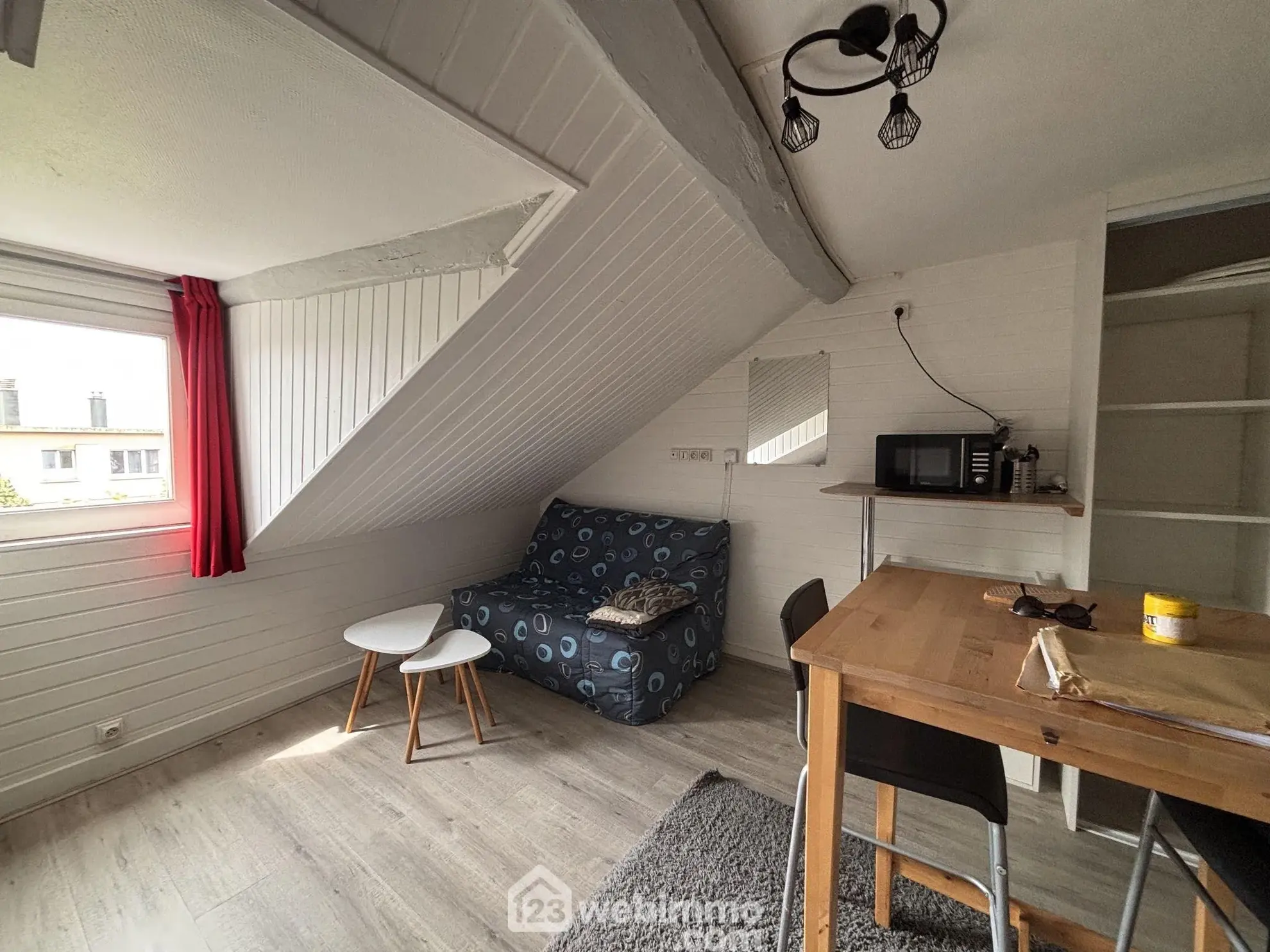Lot de 2 studios meublés à vendre à Rouen Rive Droite, proximité gare 