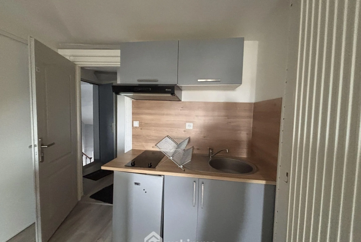 Lot de 2 studios meublés à vendre à Rouen Rive Droite, proximité gare 